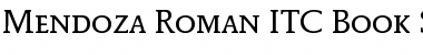 Mendoza Roman ITC Roman Book Font