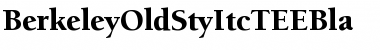 BerkeleyOldStyItcTEEBla Regular Font