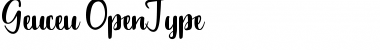 Geuceu Font