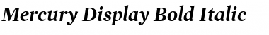 Mercury Display Font