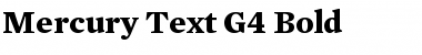 Mercury Text G4 Font