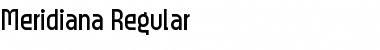 Meridiana Font