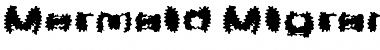 Mermaid Migrane Font