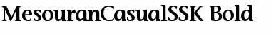 MesouranCasualSSK Bold Font