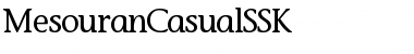 MesouranCasualSSK Font