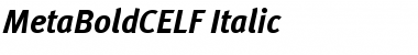 MetaBoldCELF Font