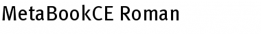 MetaBookCE Roman Font