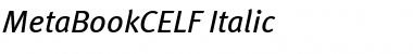 MetaBookCELF Font