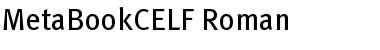 MetaBookCELF Font