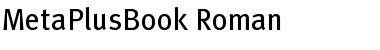 MetaPlusBook-Roman Font
