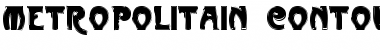 Download Metropolitain Contour Font Download Metropolitain Contour Font