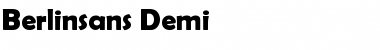 Berlinsans Demi Font