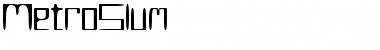 Download MetroSlum Font Download MetroSlum Font