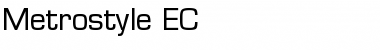 Metrostyle EC Font