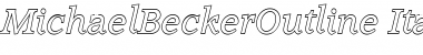 Download MichaelBeckerOutline Font