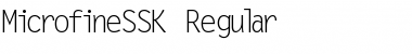 MicrofineSSK Regular Font