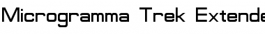 Download Microgramma Trek Extended Font