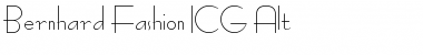 Bernhard Fashion ICG Font