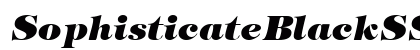 SophisticateBlackSSK BoldItalic Preview