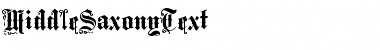 MiddleSaxonyText Font