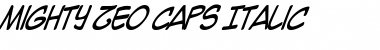 Download Mighty Zeo Caps Font