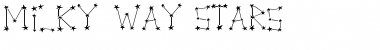 Download Milky Way Stars Font Download Milky Way Stars Font