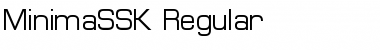 MinimaSSK Regular Font