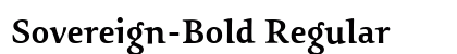 Sovereign-Bold Regular