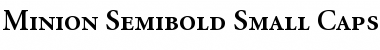 Minion RegularSC Bold Font