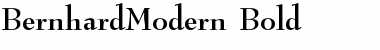 BernhardModern Font