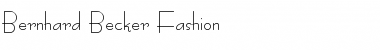 Bernhard Becker Fashion Font