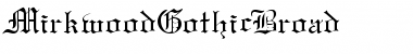 MirkwoodGothicBroad Regular Font