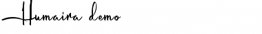Humaira Demo Font