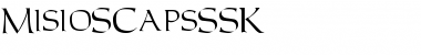 MisioSCapsSSK Regular Font