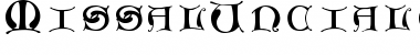 MissalUncialeMaster Font
