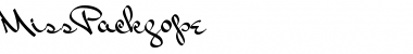 Miss Packgope Font