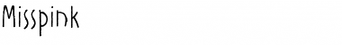 Misspink Font