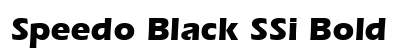 Speedo Black SSi Bold preview