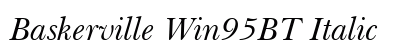 Baskerville Win95BT Italic Preview