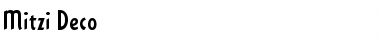 Download Mitzi Deco Font Download Mitzi Deco Font