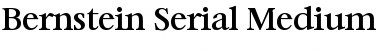 Bernstein-Serial-Medium Font