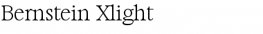 Bernstein-Xlight Regular Font