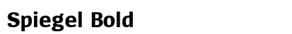 Spiegel Bold preview