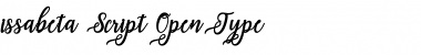 Issabeta Script Regular Font