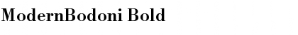 ModernBodoni Font