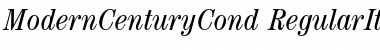 ModernCenturyCond Font