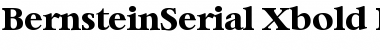 BernsteinSerial-Xbold Font