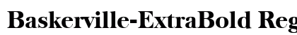 Baskerville-ExtraBold Regular preview