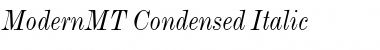 ModernMT Condensed Font