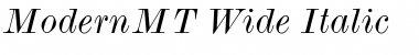 ModernMT Wide Font